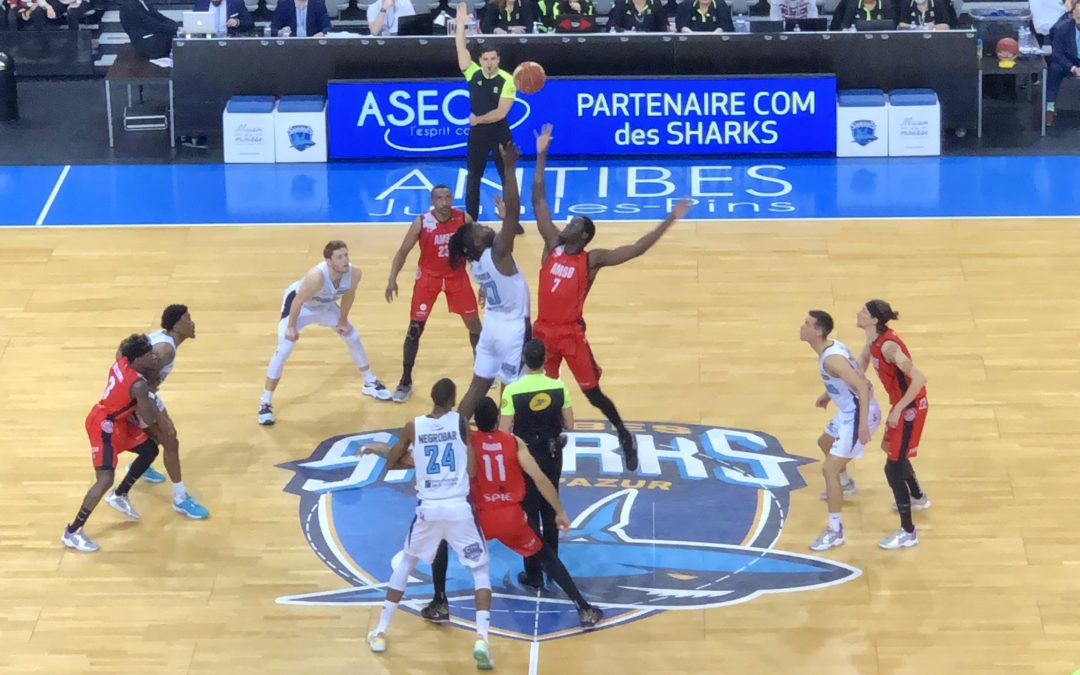 L&rsquo;équipe COÉOS Groupe soutient les Sharks d&rsquo;Antibes